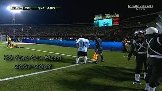 The 20 Year Old Messi ► Pure Dribbling Skills 20072008 [upl. by Esir52]