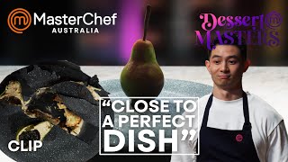 quotSo Close To A Perfect Dishquot  MasterChef Australia Dessert Masters  MasterChef World [upl. by Aver]