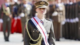 Princess Leonor turned into a cadet ensign lady  LIVE coverage of her farewell to Zaragoza [upl. by Hserus52]