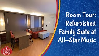 AllStar Music  Newly Remodeled Family Suite  Room Tour [upl. by Cirederf170]