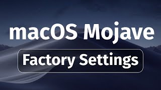 How to Reset Mac to Factory Settings  macOS Mojave  MacBook iMac Mac mini Mac Pro [upl. by Duval]