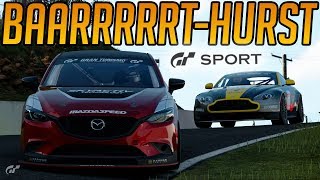 Gran Turismo Sport Taming The Mountain amp Penalties at Bathurst [upl. by Cornia]