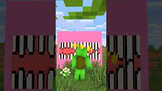 MAIZEN  MIKEY vs WORM EATER  JJ AND MIKEY maizen shorts minecraftshorts minecraftanimation [upl. by Kciremed]