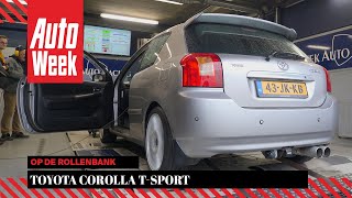 Toyota Corolla TSport  Op de Rollenbank [upl. by Alidia]