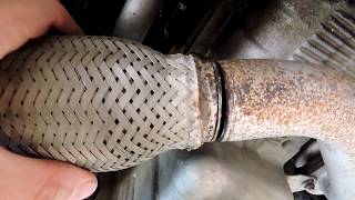 How to replace exhaust flex pipe [upl. by Attelra]