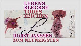 Lebenskleckse  Todeszeichen Horst Janssen zum Neunzigsten  Ausstellung  Trailer [upl. by Barcellona]