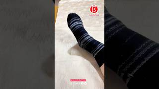 Old sweater sleeves turned into socks Part 02 [upl. by Aihn892]