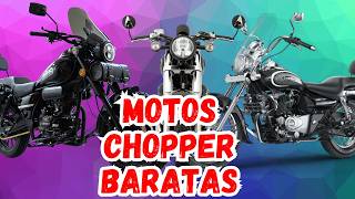 LAS MOTOS CHOPPER MAS BARATAS [upl. by Irmgard]