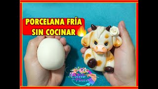 FUNCIONA ❓ PORCELANA FRÍA SIN COCINAR CASERA 💛🧡 [upl. by Nyladnohr]