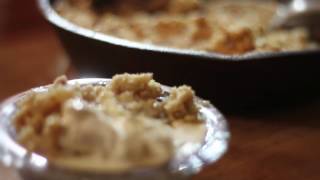 Toffee apple pan crumble recipe [upl. by Dnana]