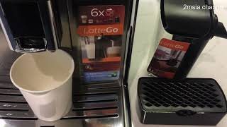 Philips EP5335 Coffee Machine 5000 LG Latte Go Aqua Clean First Time Operating [upl. by Yhtrod]