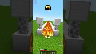 Minecraft Every Armor Vs Fire minecraftshorts [upl. by Guild]