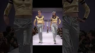 The Robot Walk of Donovan Leitch in Anna Sui 1994 show runway fashiontrends fashion foryou [upl. by Enilrae]