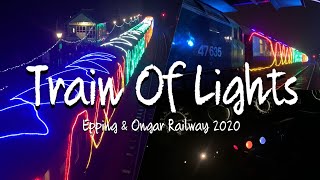 The Christmas Train Of Lights  Epping amp Ongar Railway 2020 [upl. by Akli753]