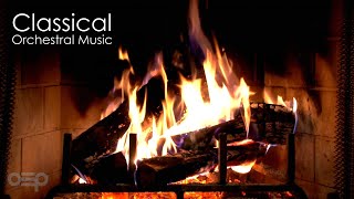 Classical Music amp Fireplace 247  Beethoven Chopin Puccini Vivaldi Ravel [upl. by Aremus]