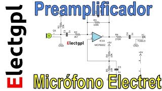 Preamplificador de Micrfono Electret  Con Operacional  Sponsor LCSC [upl. by Xino]