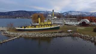 DJI Phantom 3 drone in Penticton BC Dec 2017 [upl. by Trager439]