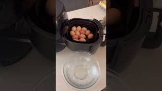 How to Make Hard Boiled Eggs in Air Fryer [upl. by Cassil]