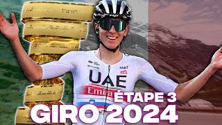 GIRO DITALIA 2024  ÉTAPE 3  Novara › Fossano [upl. by Ludba62]