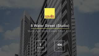 8 Water Street  Studio apartment  Canary Wharf London E14 [upl. by Elleynod]