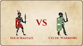 ROME II Total War  Socii Hastati VS Celtic Warriors [upl. by Enilegnave988]