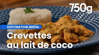 Crevettes au lait de coco et paprika  750g [upl. by Orips269]