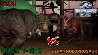 Buck TRex vs Tyrannolophosaur  Jurassic World The Game  EP 608 [upl. by Anytsyrk]