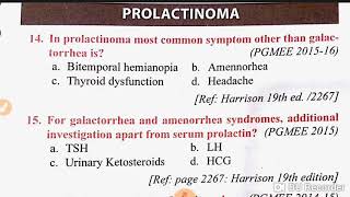 Prolactinoma mcq [upl. by Llekram710]