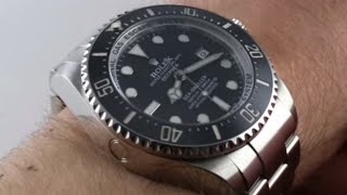 PreOwned Rolex Deepsea Sea Dweller 116660 Luxury Watch Review [upl. by Nerual]