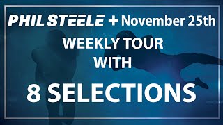 Phil Steele Plus Tour Nov 25th [upl. by Hebert]