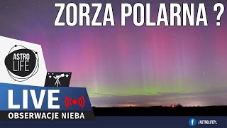 Zorzy brak Perseidy ☄️Przelot Chińskiej Stacji Kosmicznej  Niebo na żywo 323 [upl. by Otir]