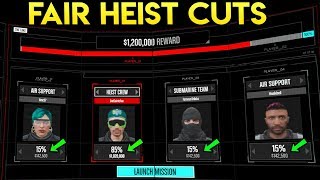 GTA Online Doomsday Heist How to Give FAIR PAYOUTS What Cut Percent Should You Choose [upl. by Arihppas]