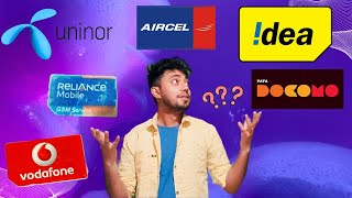 Indias All Old Sim Cards Details amp History  Hindi [upl. by Airt863]