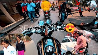 Public Reaction on my continental GT 650  RED ROOSTER EXHAUST REACTION 🔥🔥 [upl. by Casar]