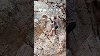 Brian’s Brain V1 bouldering rockclimbing climbing stonefort shorts fitness nature [upl. by Aninaig]