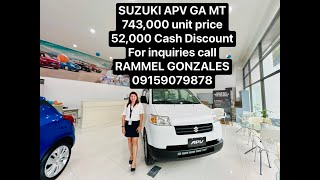 Simple car but affordable price SUZUKI APV GA 2024 model with single aircon rammelgonzales apv [upl. by Aneej]