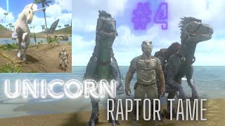 Taming Raptors and Unicorn Spotted  Ark mobile 4  Hindi Gameplay [upl. by Chipman]