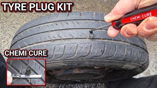 Tyre Repair Kit Tutorial  Chemi Cure Tubeless Tyre Repair [upl. by Linehan]