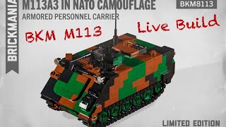 Brickmania M113A3 Nato Live Build [upl. by Wise164]