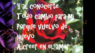 Grupo Romance  Y me Enamore  Con letra [upl. by Nnasor]