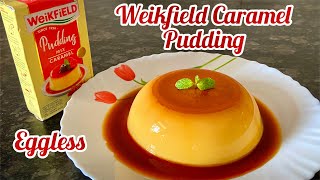 Weikfield Caramel Pudding  Weikfield Caramel Pudding Mix Recipe  Caramel Pudding Recipe [upl. by Nnauol595]