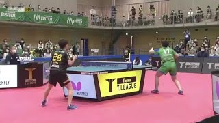 Harimoto Tomokazu vs Koki Niwa  Nojima T League 20212022 Highlights [upl. by Etnovad377]