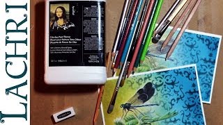 Basics to blending in colored pencil  prismacolor amp polychromos w Lachri [upl. by Akinor]