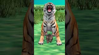 बाघ का हमला  Animals Stories  Hindi Stories  Hindi Kahani  Moral Stories  shorts [upl. by Enale]