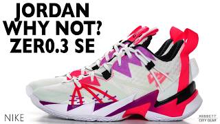 Jordan Why Not Zer03 SE quotSailquot Mens Basketball Shoe [upl. by Hew]