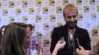 Rhys Ifans Discusses The Lizard amp SpiderMan at ComicCon [upl. by Rawdin]