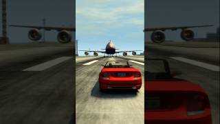 WHAT HAPPENS IF YOU CRASH INTO A LANDING PLANE IN GTA GAMES [upl. by Gershon]