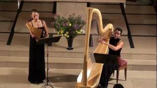 Habanera de Maurice RAVEL duo flute de pan et harpe [upl. by Names]