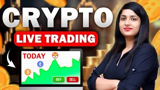 26 OCT Crypto live trading  bitcoin live trading deltaexchange btc cryptolivetrading trading [upl. by Gabriello]