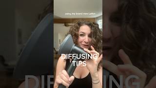 Diffusing tips for wavy amp curly hair with LAIFEN HIGH SPEED HAIR DRYER [upl. by Letnoj]